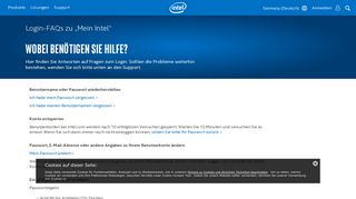
                            4. Login-FAQs zu „Mein Intel“