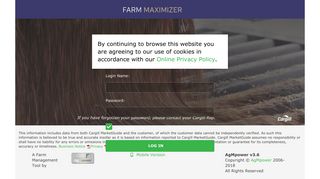 
                            4. Login | Farm Maximizer