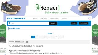 
                            2. Login | FastShare.cz