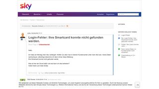 
                            1. Login-Fehler: Ihre Smartcard konnte nicht gefun... | Sky & Friends