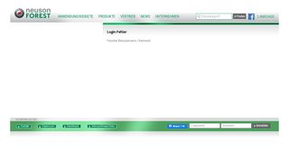 
                            9. Login Fehler - Neuson Forest