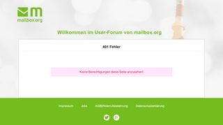 
                            13. Login fehlgeschlagen - mailbox.org Userforum