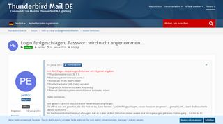 
                            1. Login fehlgeschlagen, Passwort wird nicht angenommen ... - Konten ...