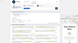 
                            1. Login Fenster - Englisch-Übersetzung – Linguee Wörterbuch