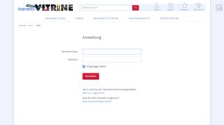 
                            1. Login - Feuerwerksvitrine