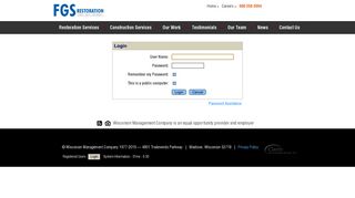 
                            10. Login - FGS The Restoration Company