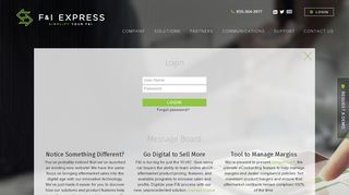 
                            8. Login : F&I Express