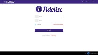 
                            4. Login - Fidelize!