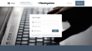 
                            1. Login - FilesAnywhere