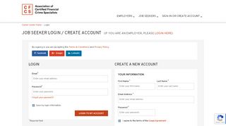 
                            3. Login - Financial Crime Jobs - ACFCS