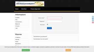 
                            8. Login - Finanza straordinaria