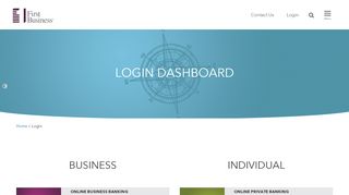 
                            7. Login - First Business