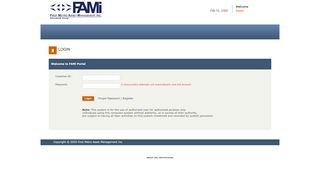 
                            1. Login - First Metro Asset Management Inc
