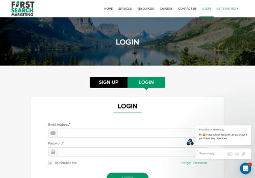 
                            3. Login – First Search Marketing