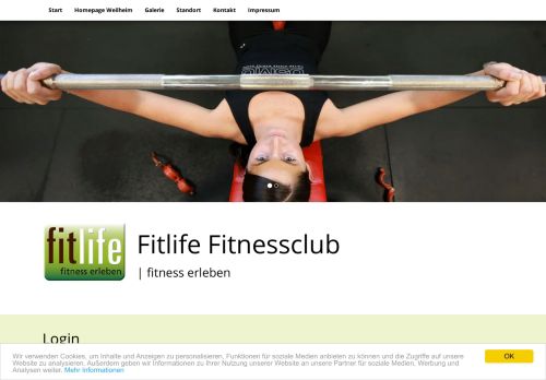 
                            10. Login (Fitlife Fitnessclub Peissenberg GmbH | fitness erleben)
