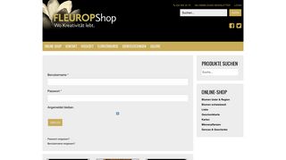 
                            7. Login - Fleurop Shop Uster