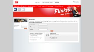 
                            5. Login - Flinkster - Mein Carsharing