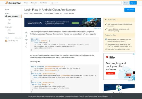 
                            3. Login Flow in Android Clean Architecture - Stack Overflow