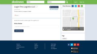 
                            8. Login Fms Logistics LLC | Los Angeles, CA 90045 | Logistics