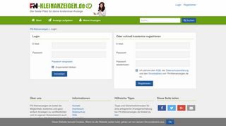 
                            12. Login – FN-Kleinanzeigen