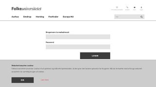 
                            2. Login - Folkeuniversitetet