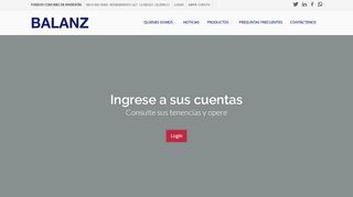 
                            4. Login > Fondos Balanz