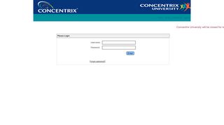 
                            2. Login for Concentrix University LearnCenter