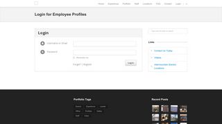 
                            5. Login for Employee Profiles | Intermountain Electric Service