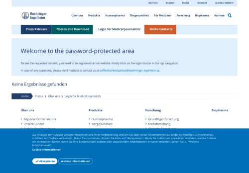 
                            2. Login for Medical Journalists | boehringer-ingelheim.at