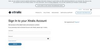 
                            10. Login for Partner Extranets: Partner Extranet Overview : Xtralis