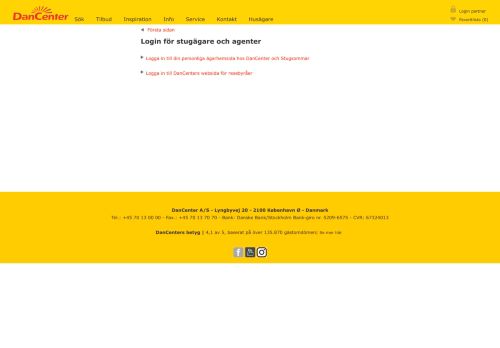 
                            5. Login för stugägare och agenter | DanCenter