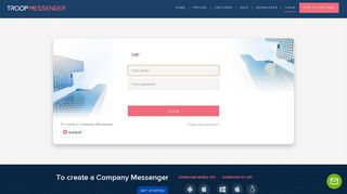 
                            12. Login For Troop Messenger - Corporate and Encrypted Group Chat App