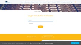 
                            7. Login for ZVKV members | ZSSK CARGO