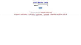 
                            5. Login Form - American Aviation Historical Society