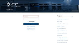 
                            2. Login Form - Campion International School, Athens Greece