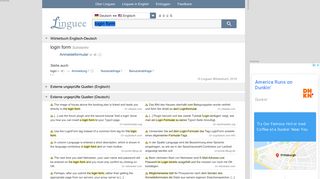 
                            11. login form - Deutsch-Übersetzung – Linguee Wörterbuch
