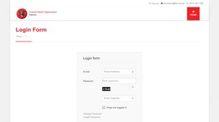 
                            5. Login Form - FWO | Job Portal