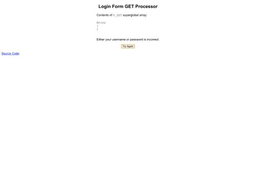 
                            12. Login Form GET Processor - NMSU