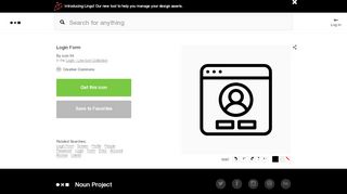 
                            9. Login Form icon | Noun Project