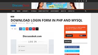 
                            11. Login Form in PHP Mysql, Download PHP code for Login Form ...