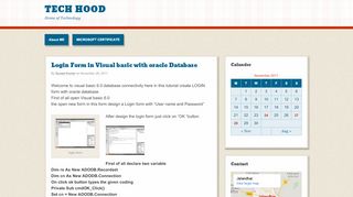 
                            10. Login Form in Visual basic with oracle Database | TECH HOOD