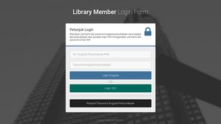 
                            11. Login Form - Perpustakaan UNY