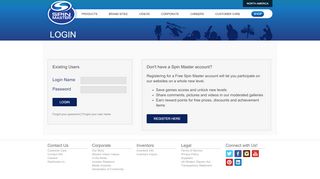 
                            6. Login Form - Spin Master