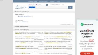 
                            1. login form - Traduction française – Linguee