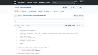 
                            9. login-form-widget.php - GitHub