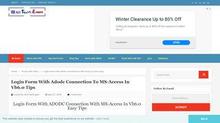 
                            5. Login form with adodc connection to MS-Access in vb6.0 tips ...