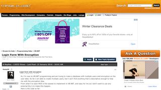 
                            5. Login Form With Encryption - VB.NET | Dream.In.Code