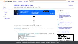 
                            5. Login form with SQLite in C - Stack Overflow