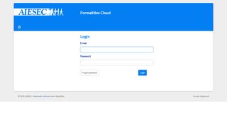 
                            4. Login | Formalities Cloud - aiesec