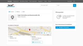 
                            9. login formation professionnelle SA in Lausanne - Adresse ...